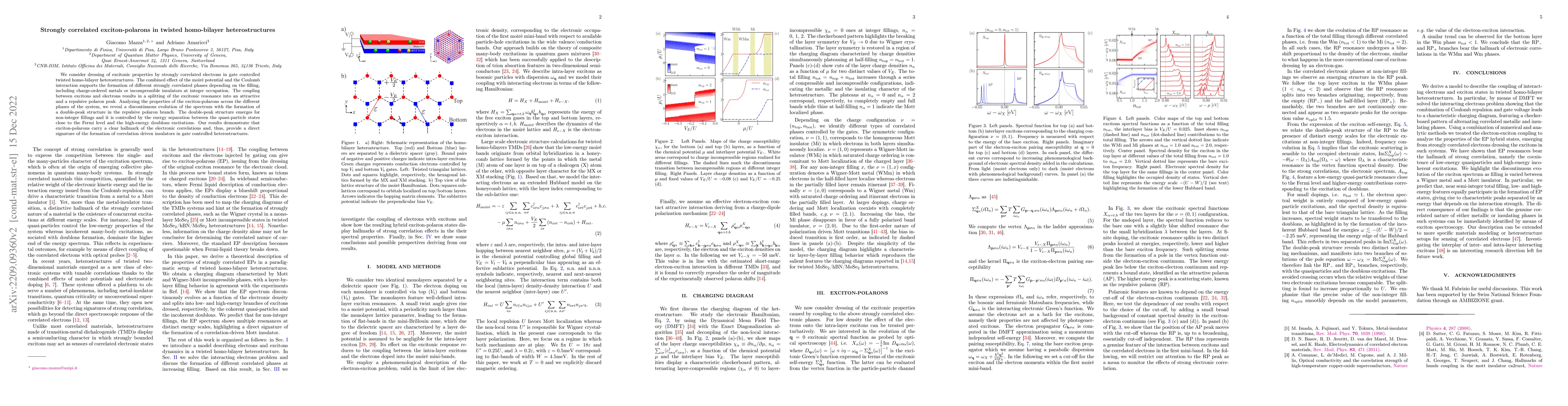Thumbnail for Strongly correlated exciton-polarons in twisted homo-bilayer
  heterostructures