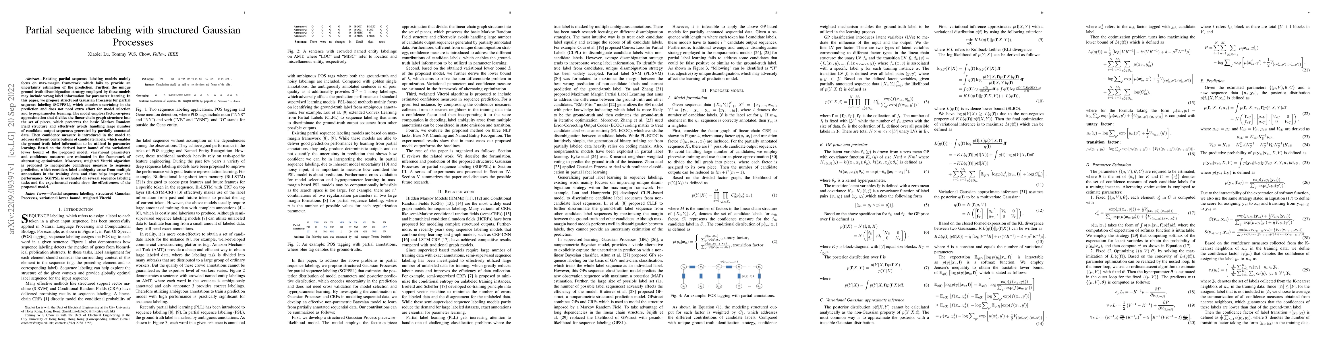 Thumbnail for Partial sequence labeling with structured Gaussian Processes
