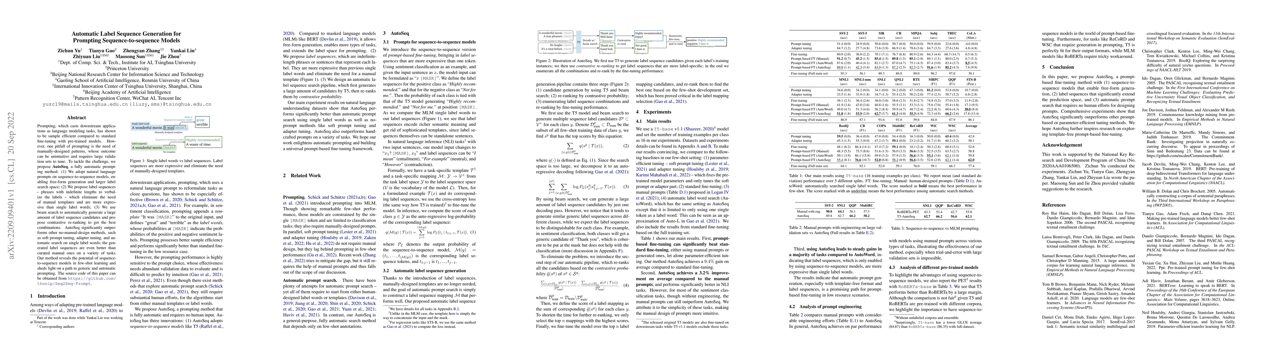 Thumbnail for Automatic Label Sequence Generation for Prompting Sequence-to-sequence
  Models