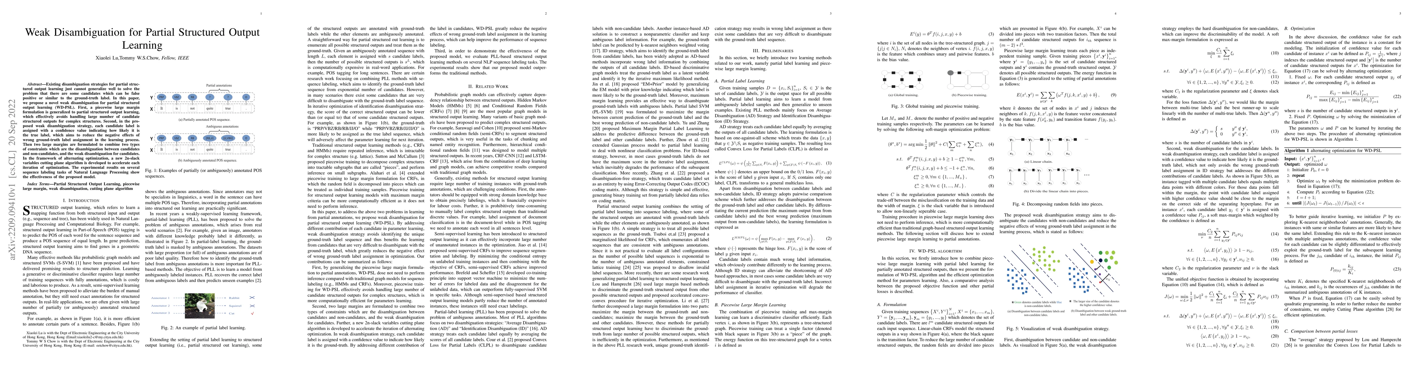 Thumbnail for Weak Disambiguation for Partial Structured Output Learning