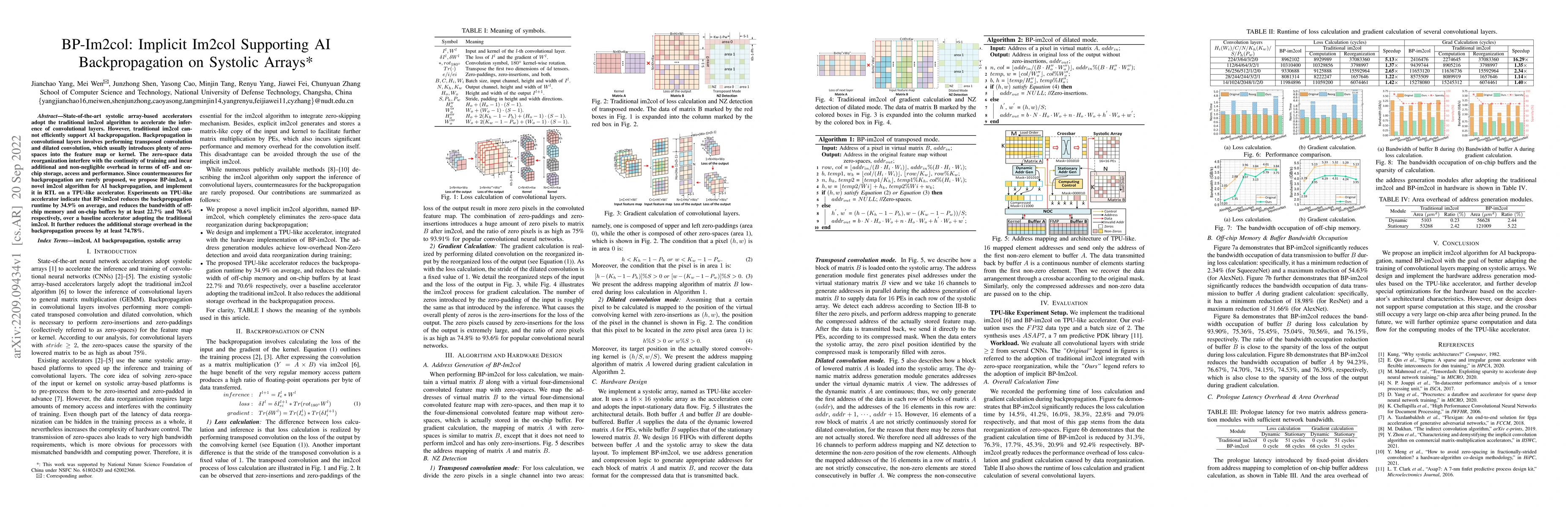 Thumbnail for BP-Im2col: Implicit Im2col Supporting AI Backpropagation on Systolic
  Arrays
