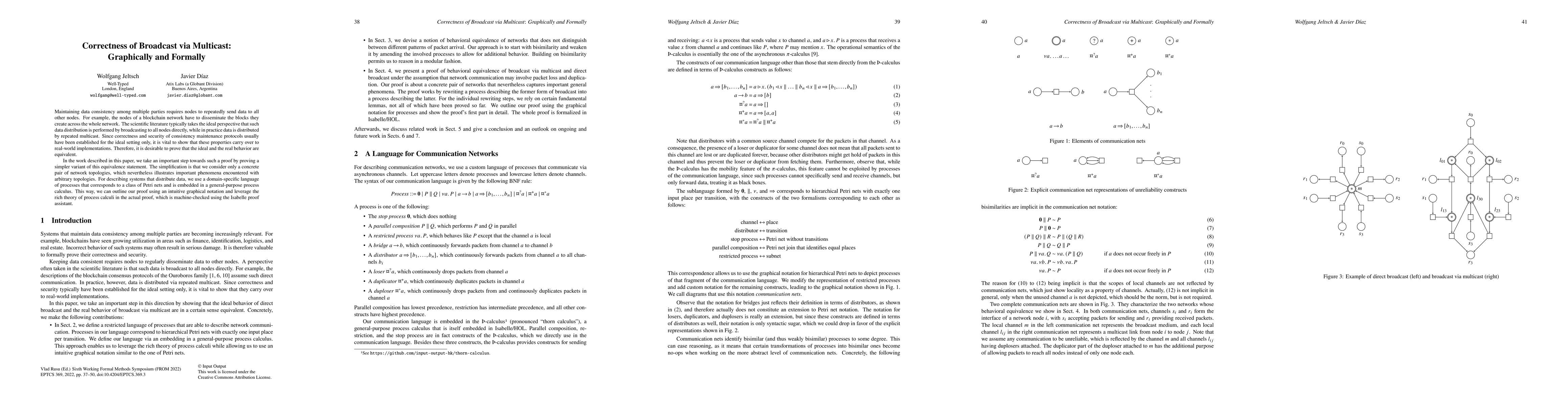 Thumbnail for Correctness of Broadcast via Multicast: Graphically and Formally