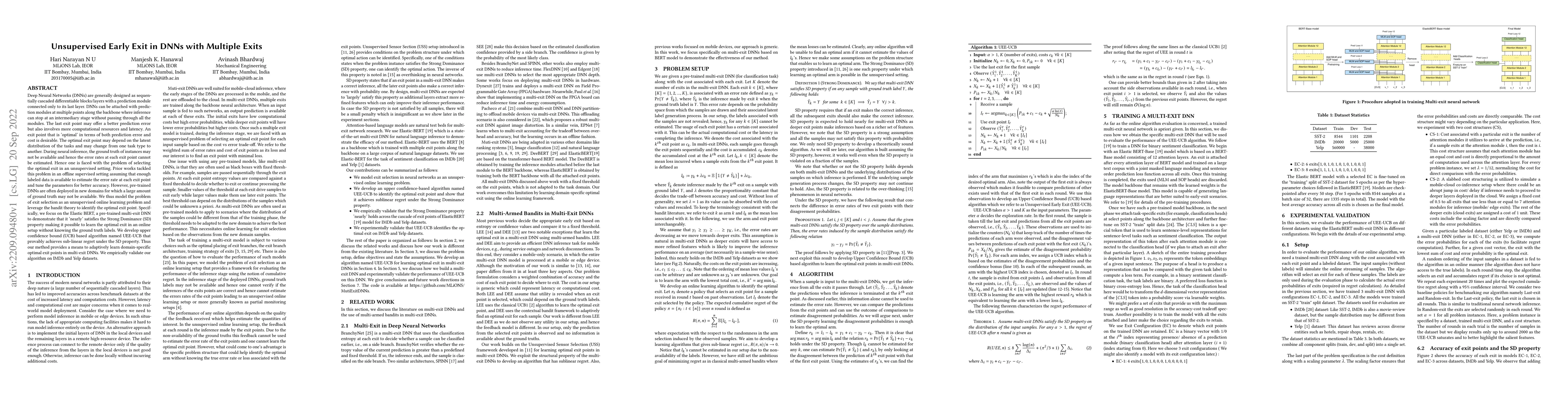 Thumbnail for Unsupervised Early Exit in DNNs with Multiple Exits