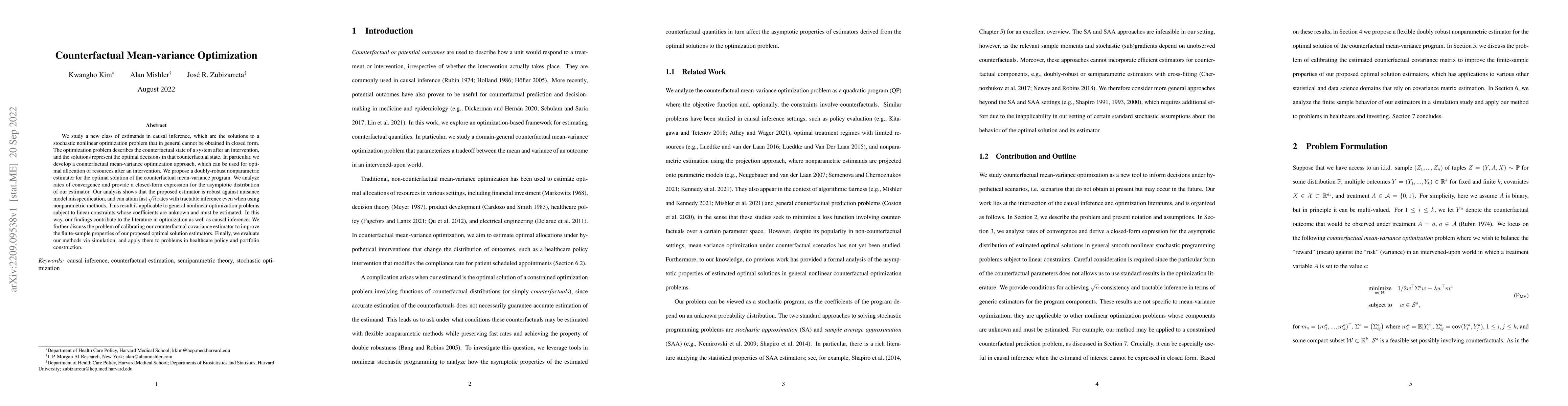 Thumbnail for Counterfactual Mean-variance Optimization