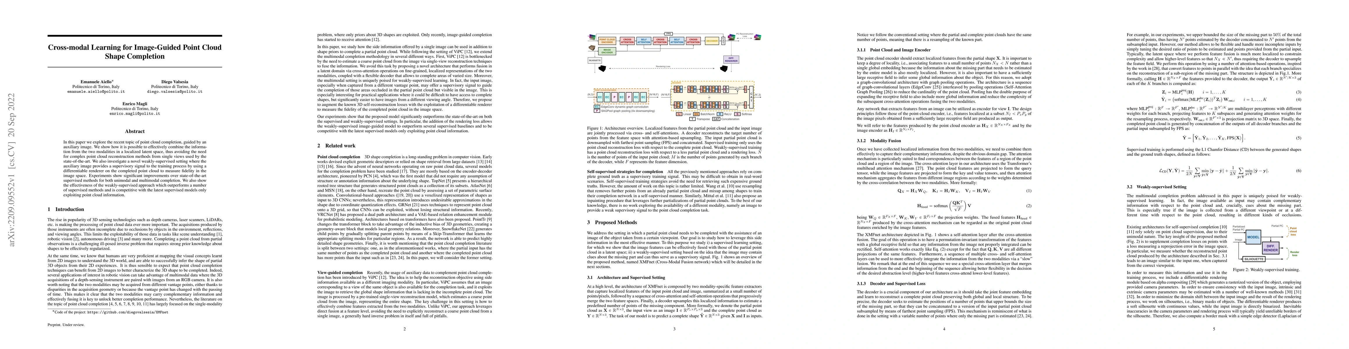 Thumbnail for Cross-modal Learning for Image-Guided Point Cloud Shape Completion