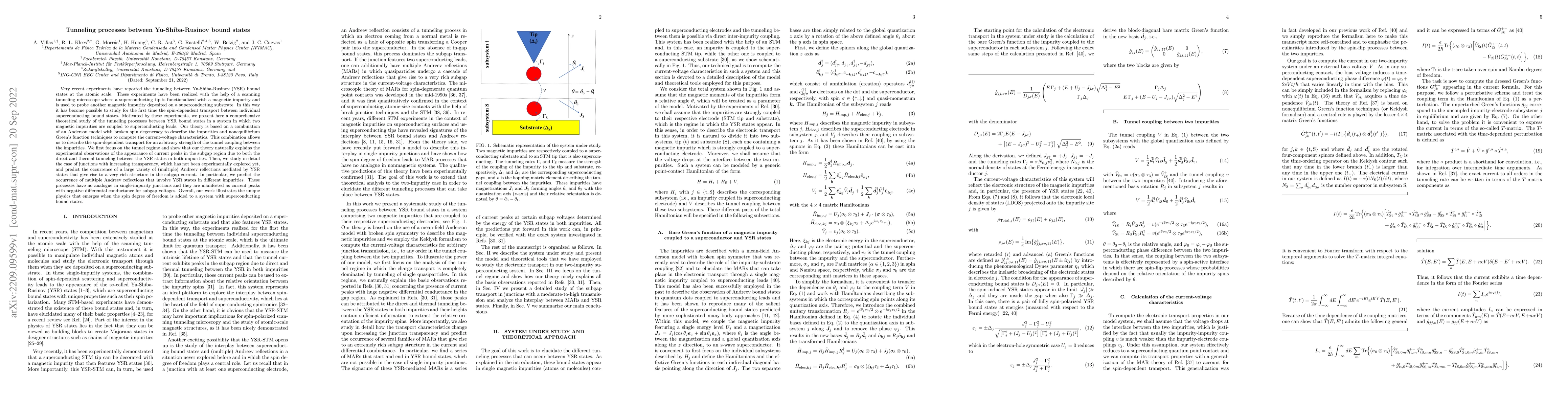 Thumbnail for Tunneling processes between Yu-Shiba-Rusinov bound states