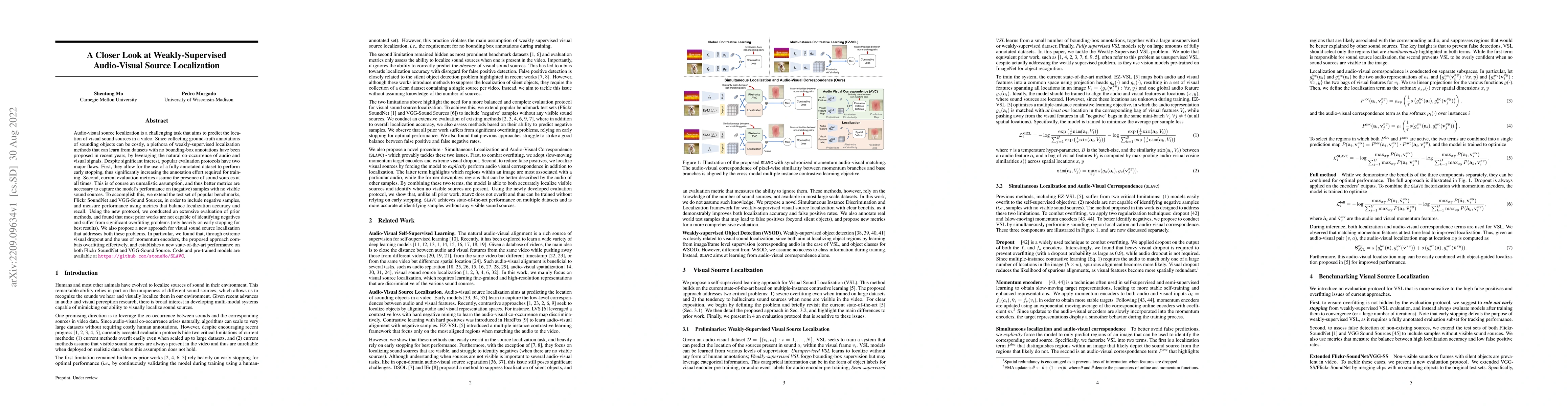 Thumbnail for A Closer Look at Weakly-Supervised Audio-Visual Source Localization