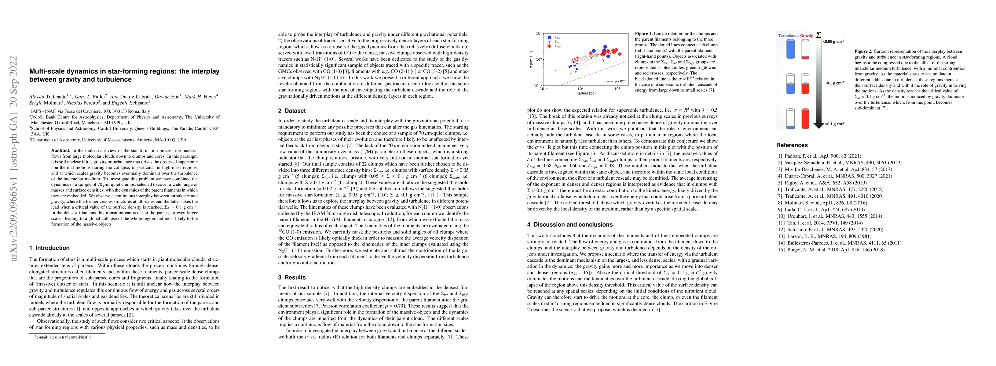 Thumbnail for Multi-scale dynamics in star-forming regions: the interplay between
  gravity and turbulence