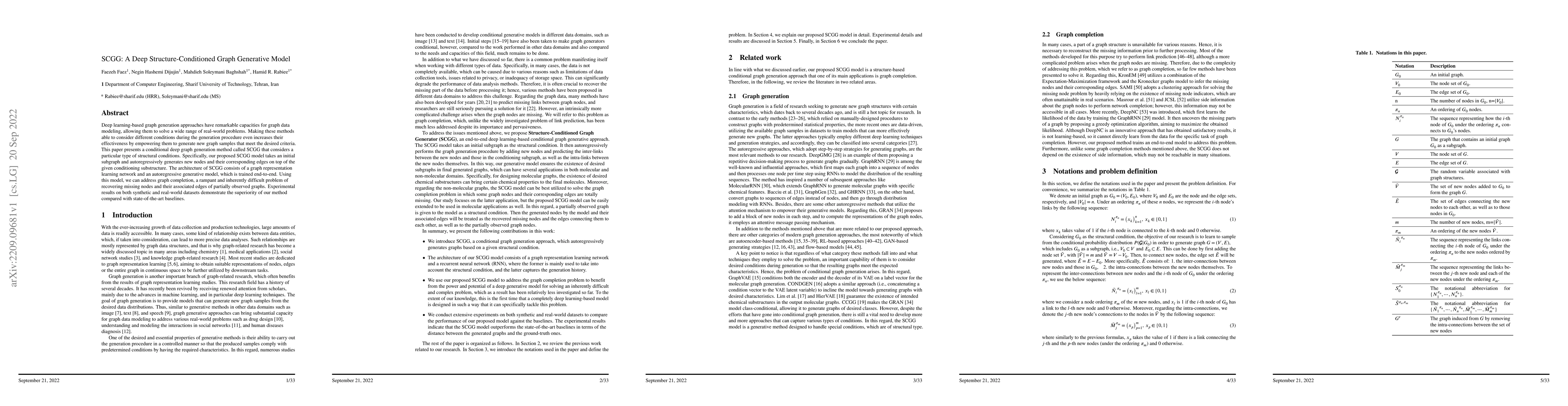 Thumbnail for SCGG: A Deep Structure-Conditioned Graph Generative Model