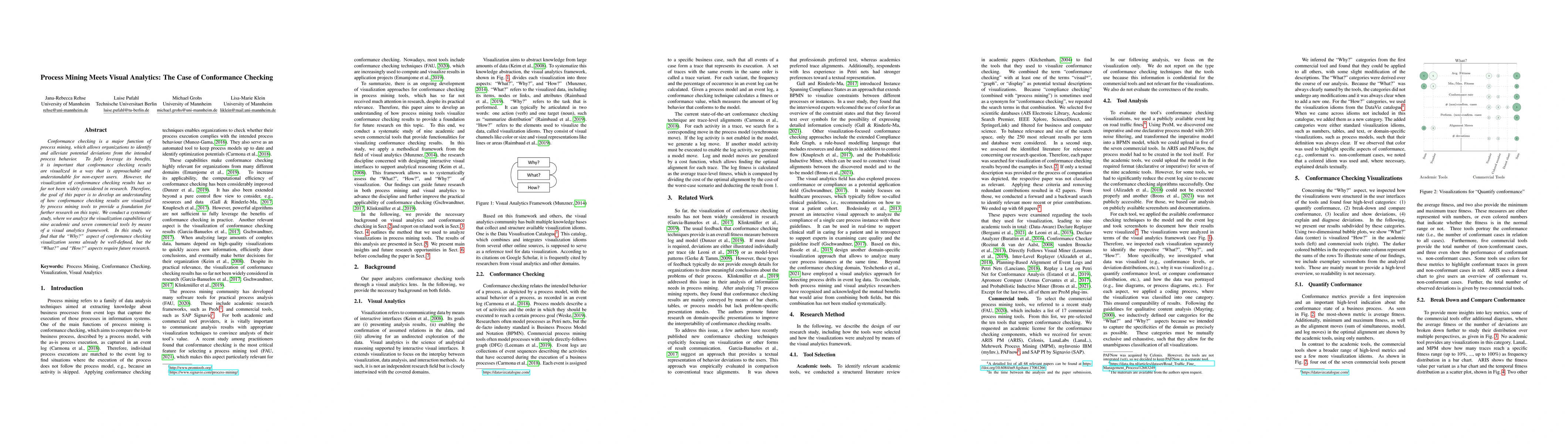 Thumbnail for Process Mining Meets Visual Analytics: The Case of Conformance Checking