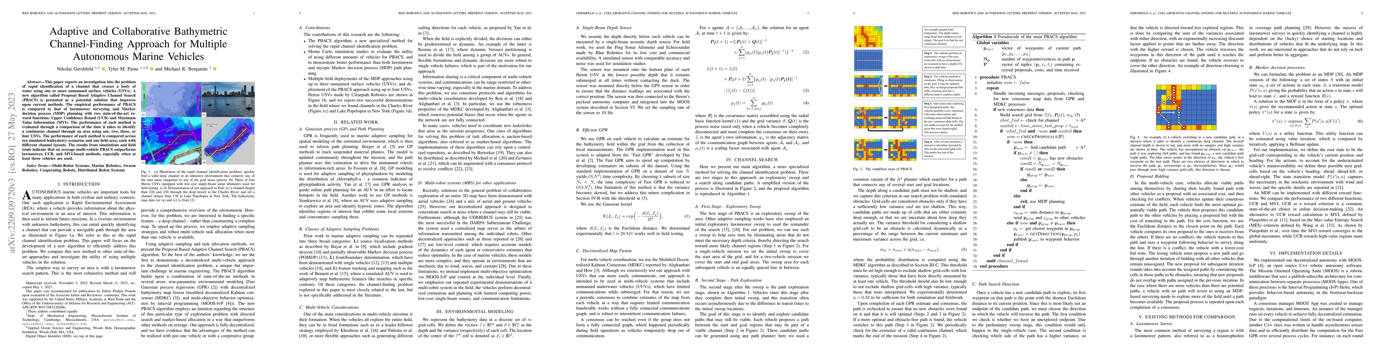 Thumbnail for Adaptive and Collaborative Bathymetric Channel-Finding Approach for
  Multiple Autonomous Marine Vehicles