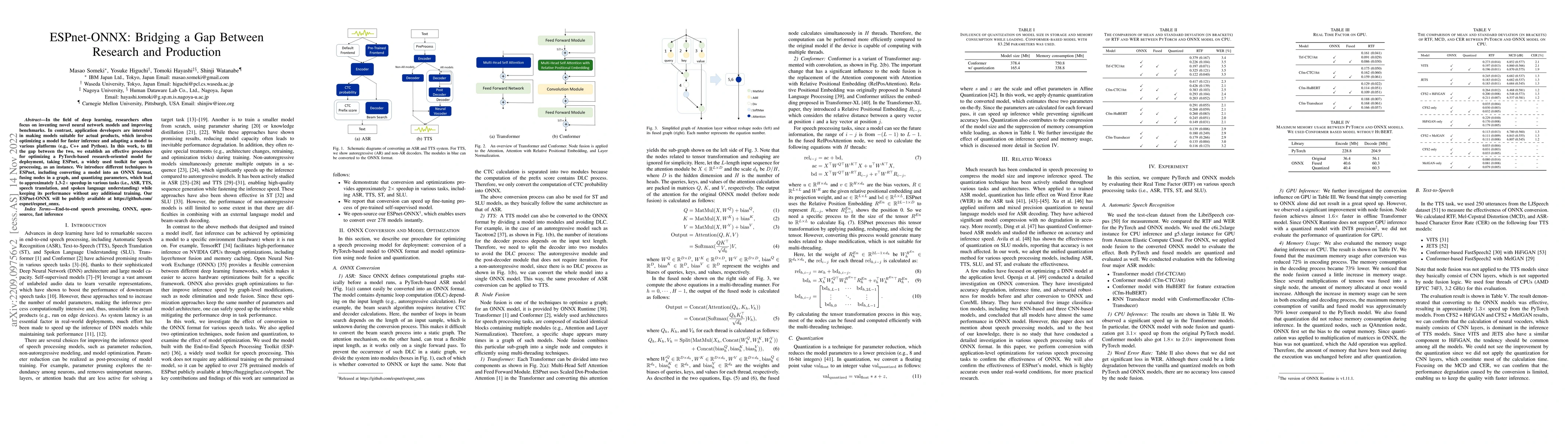 Thumbnail for ESPnet-ONNX: Bridging a Gap Between Research and Production
