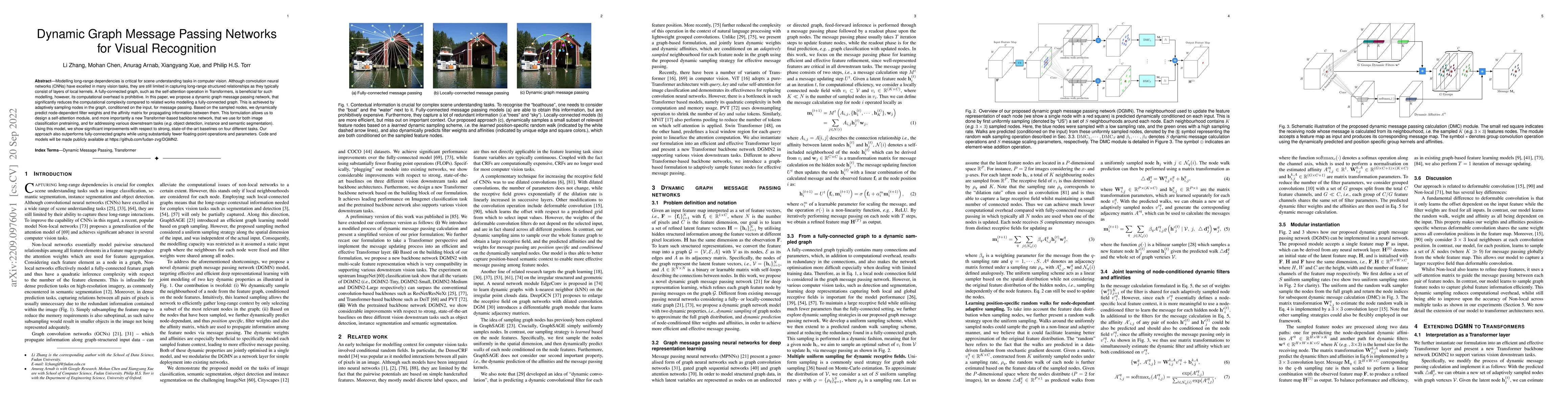 Thumbnail for Dynamic Graph Message Passing Networks for Visual Recognition