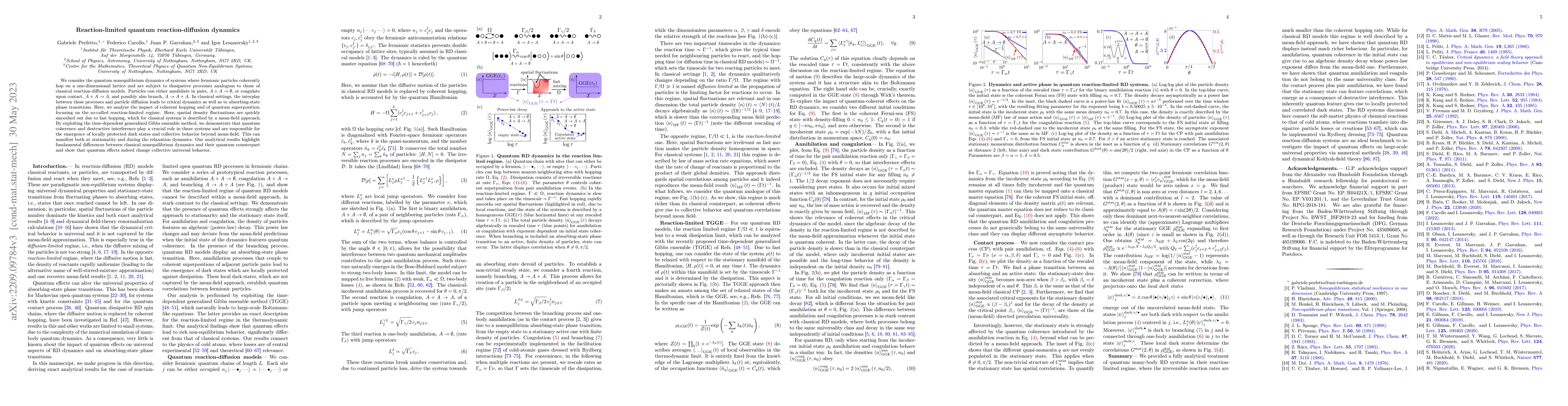 Thumbnail for Reaction-limited quantum reaction-diffusion dynamics