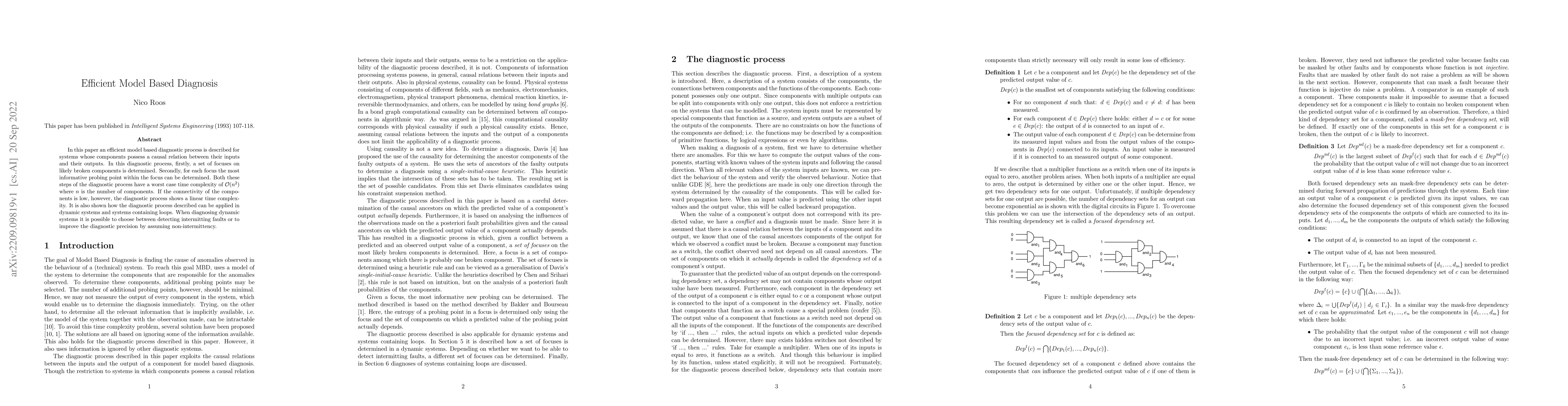 Thumbnail for Efficient Model Based Diagnosis