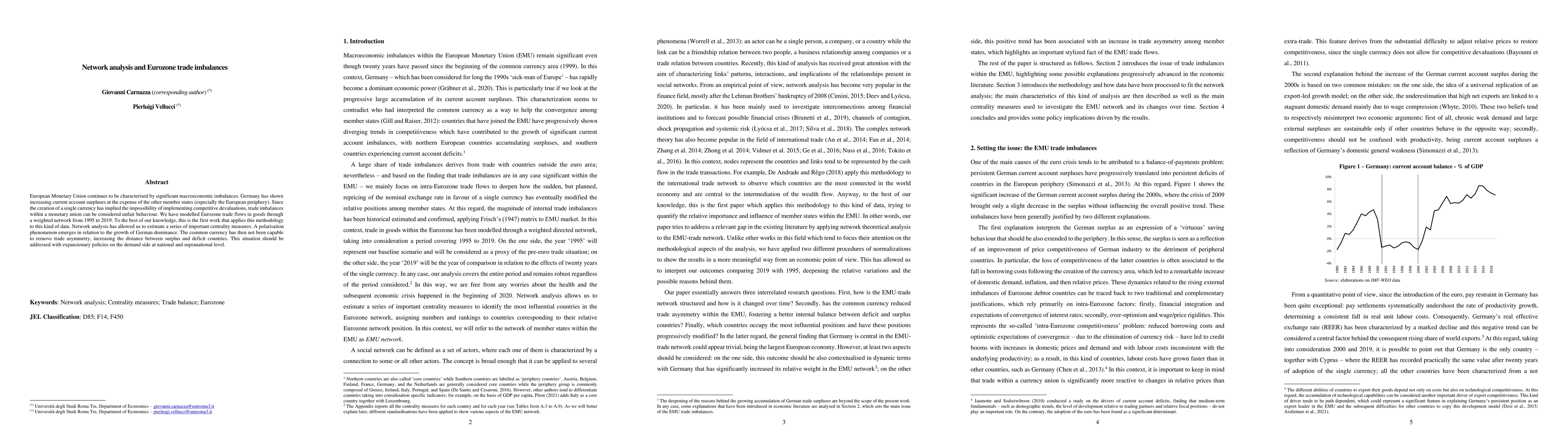 Thumbnail for Network analysis and Eurozone trade imbalances