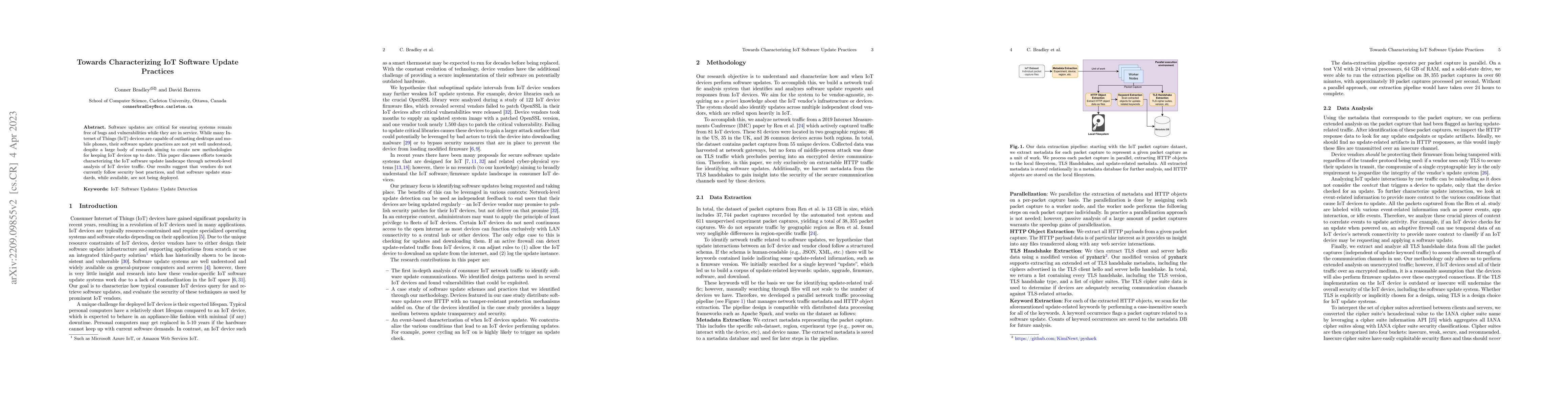 Thumbnail for Towards Characterizing IoT Software Update Practices