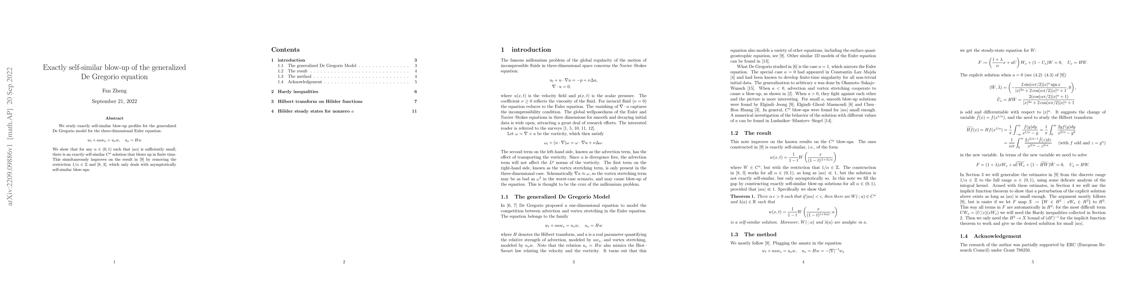 Thumbnail for Exactly self-similar blow-up of the generalized De Gregorio equation
