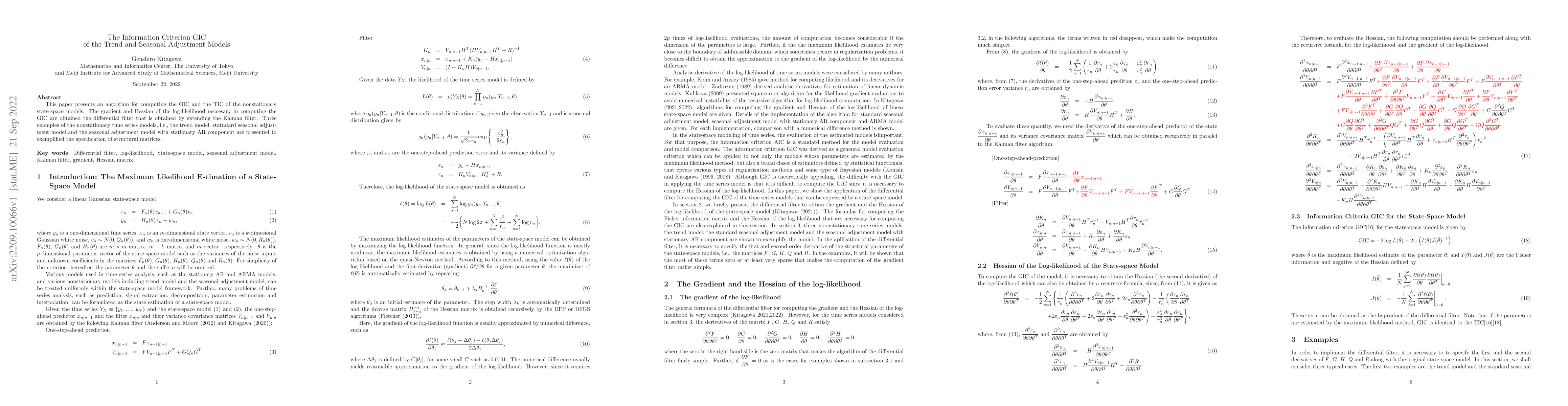 Thumbnail for The Information Criterion GIC of Trend and Seasonal Adjustment Models