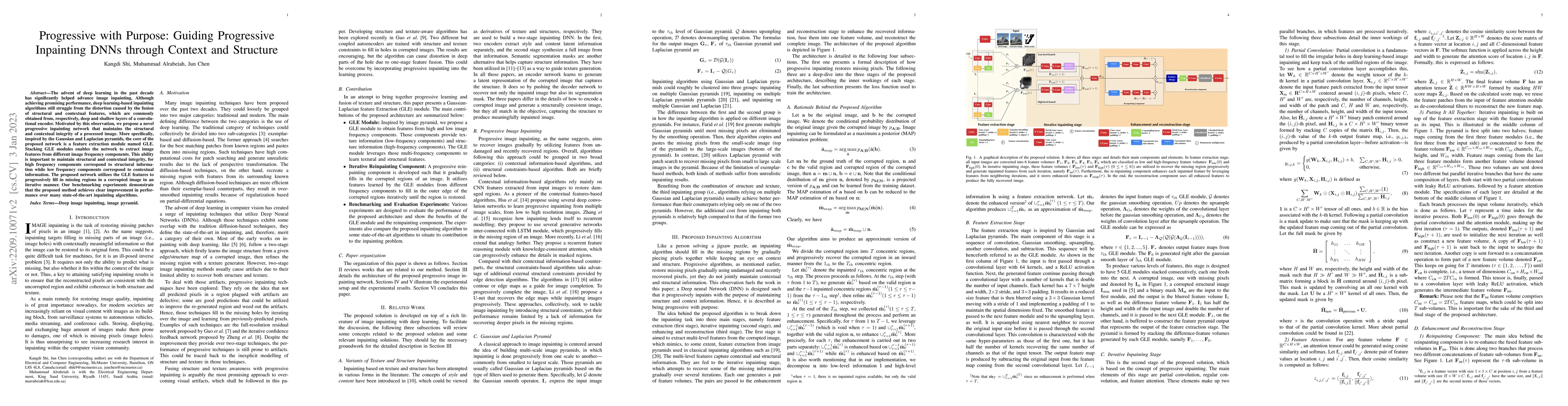 Thumbnail for Progressive with Purpose: Guiding Progressive Inpainting DNNs through
  Context and Structure