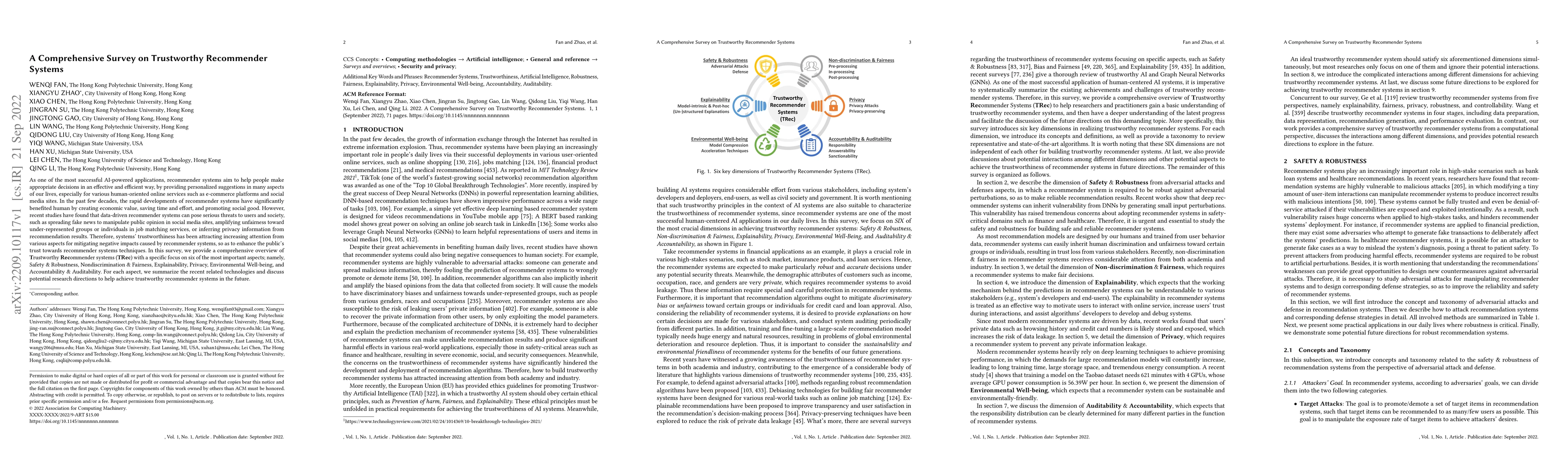 Thumbnail for A Comprehensive Survey on Trustworthy Recommender Systems