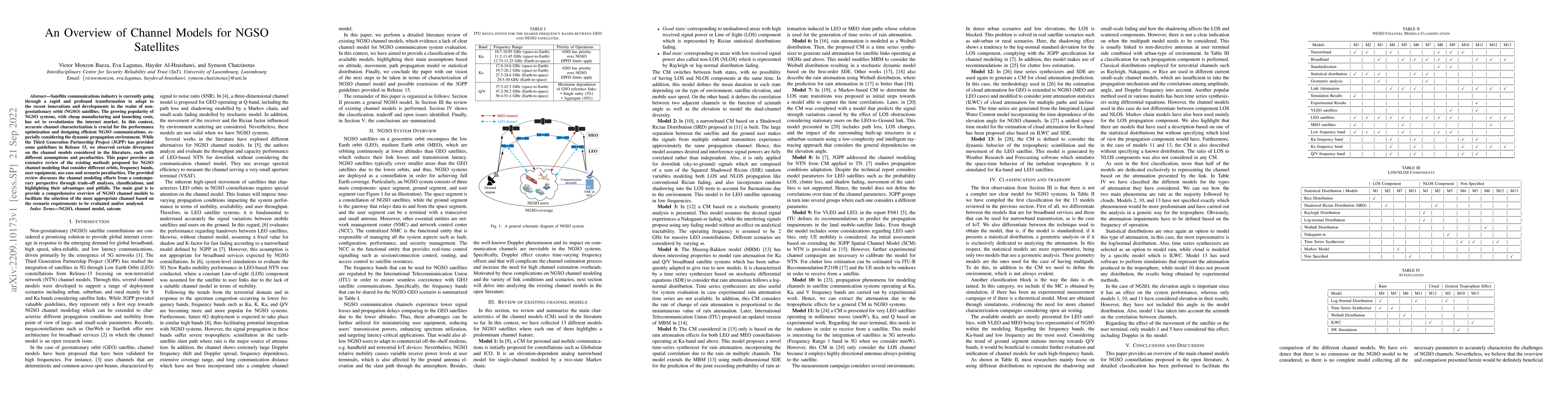 Thumbnail for An Overview of Channel Models for NGSO Satellites