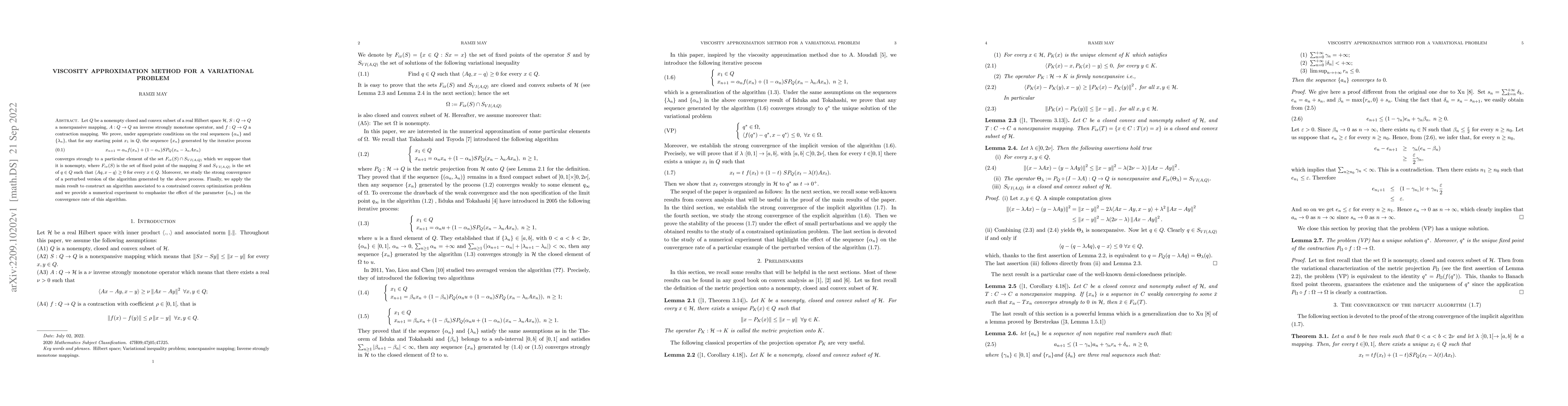 Thumbnail for Viscosity approximation method for a variational problem