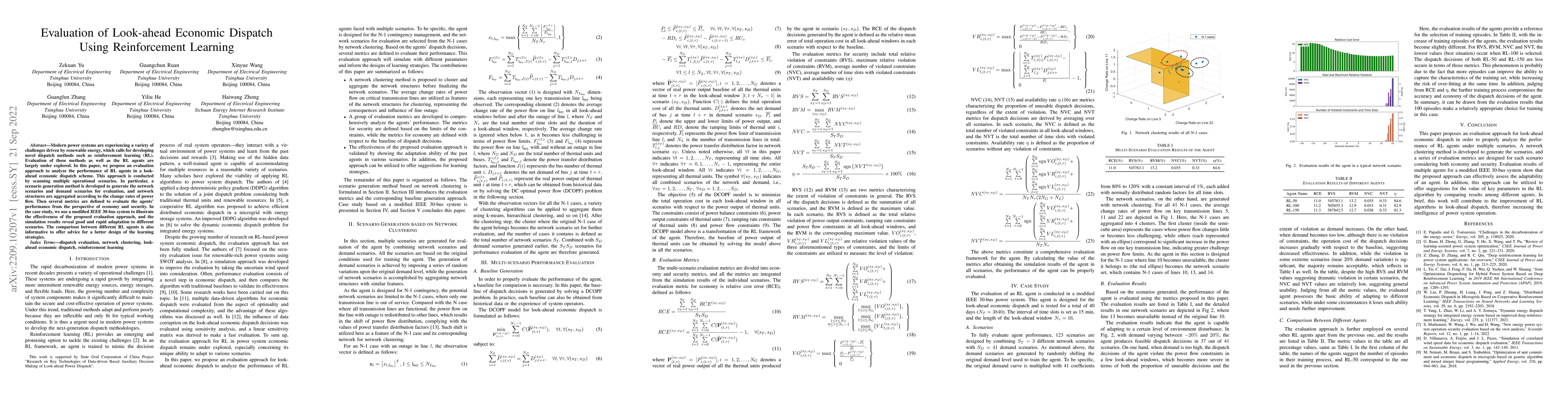Thumbnail for Evaluation of Look-ahead Economic Dispatch Using Reinforcement Learning