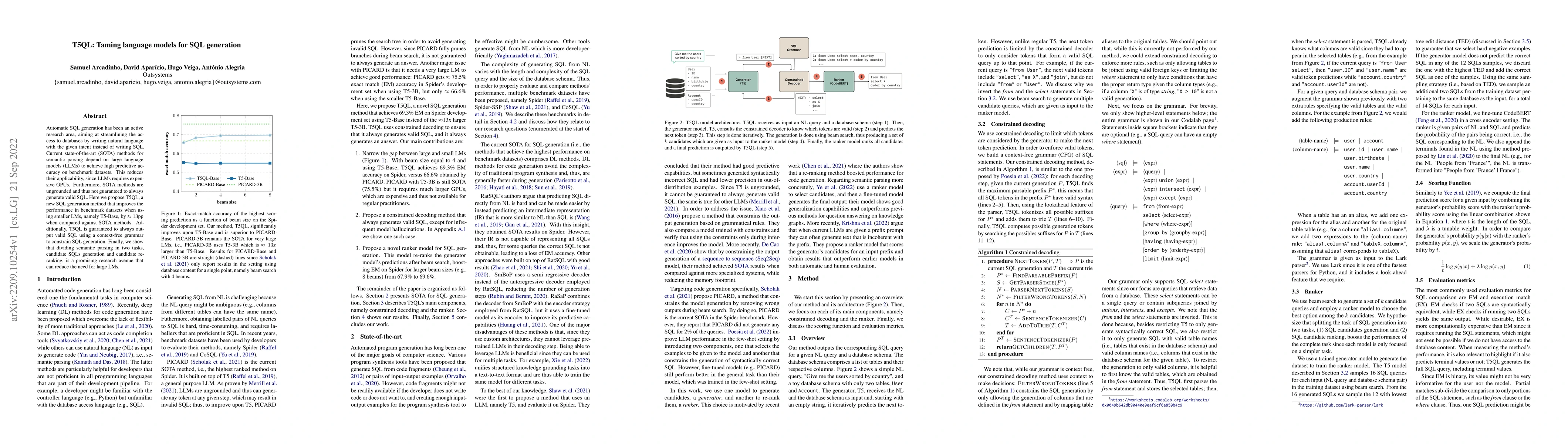 Thumbnail for T5QL: Taming language models for SQL generation