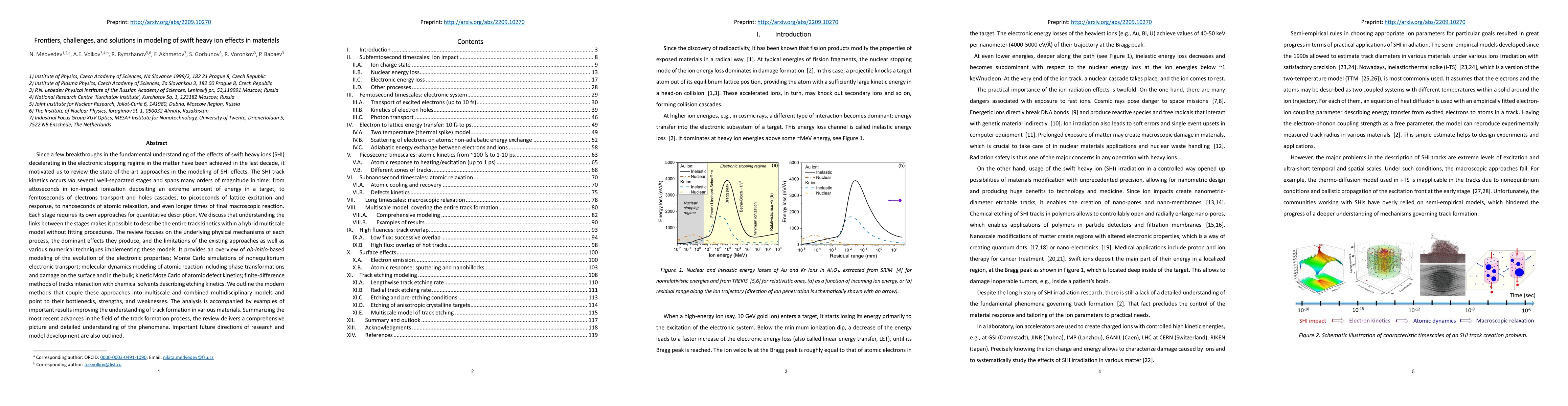 Thumbnail for Frontiers, challenges, and solutions in modeling of swift heavy ion
  effects in materials