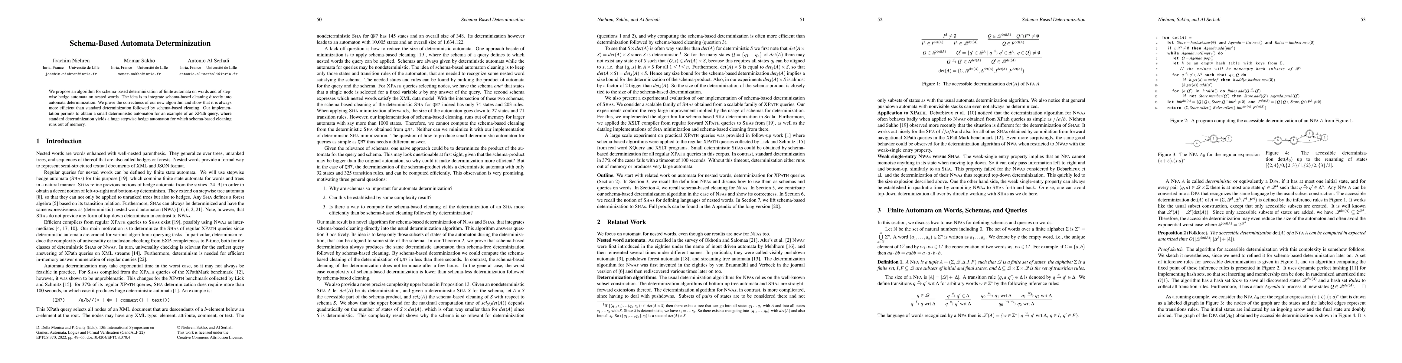 Thumbnail for Schema-Based Automata Determinization
