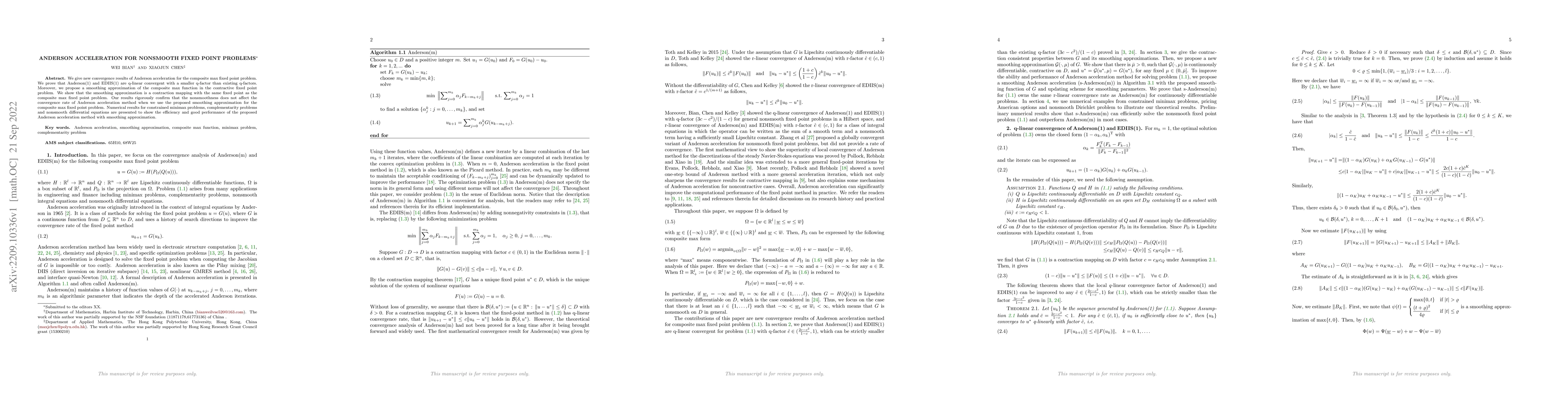 Thumbnail for Anderson Acceleration for Nonsmooth Fixed Point Problems