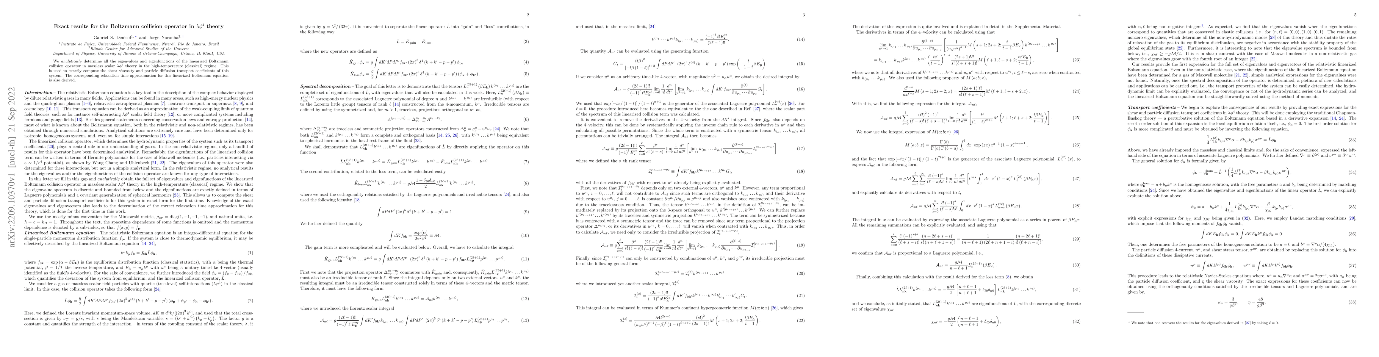 Thumbnail for Exact results for the Boltzmann collision operator in $\lambda\phi^4$
  theory