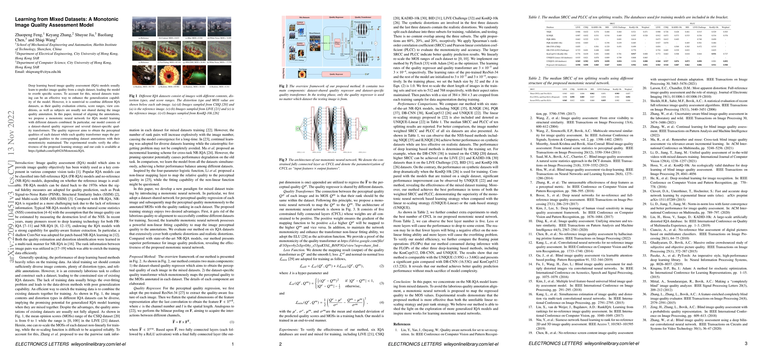 Thumbnail for Learning from Mixed Datasets: A Monotonic Image Quality Assessment Model
