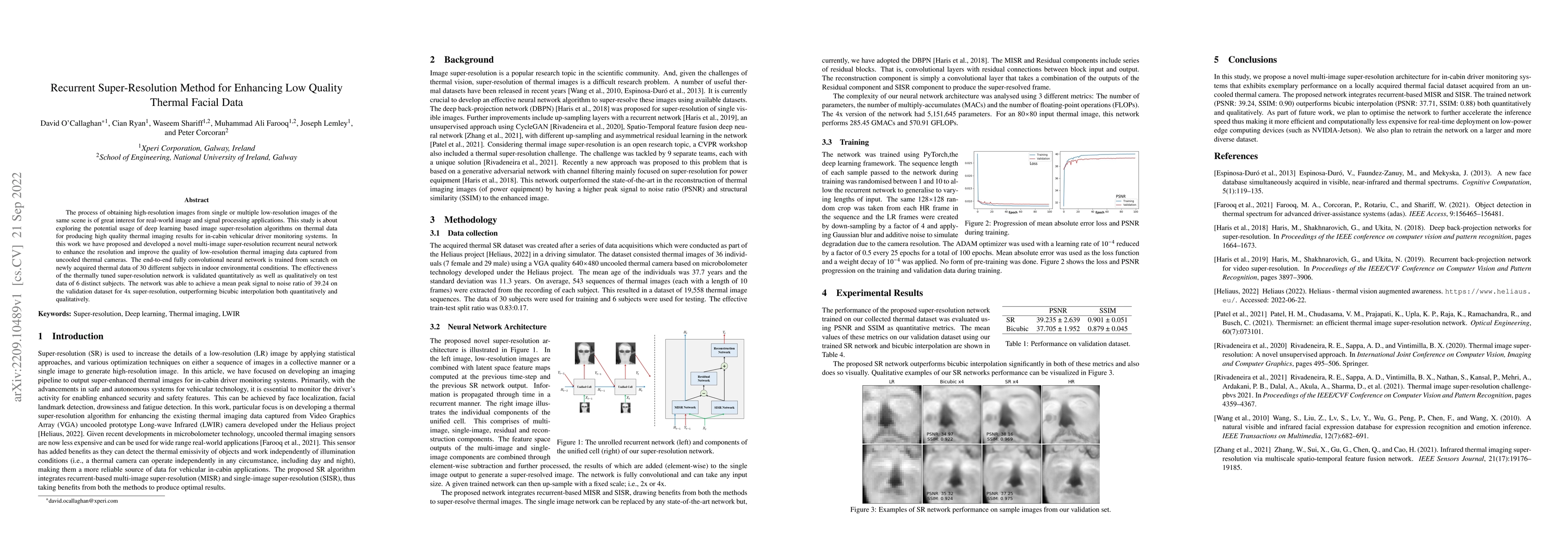 Thumbnail for Recurrent Super-Resolution Method for Enhancing Low Quality Thermal
  Facial Data
