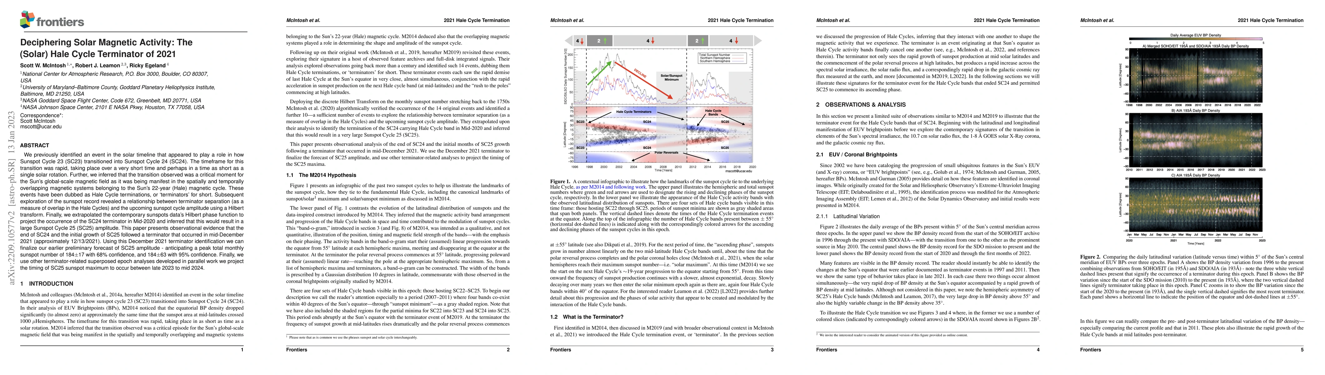 Thumbnail for Deciphering Solar Magnetic Activity: The (Solar) Hale Cycle Terminator
  of 2021