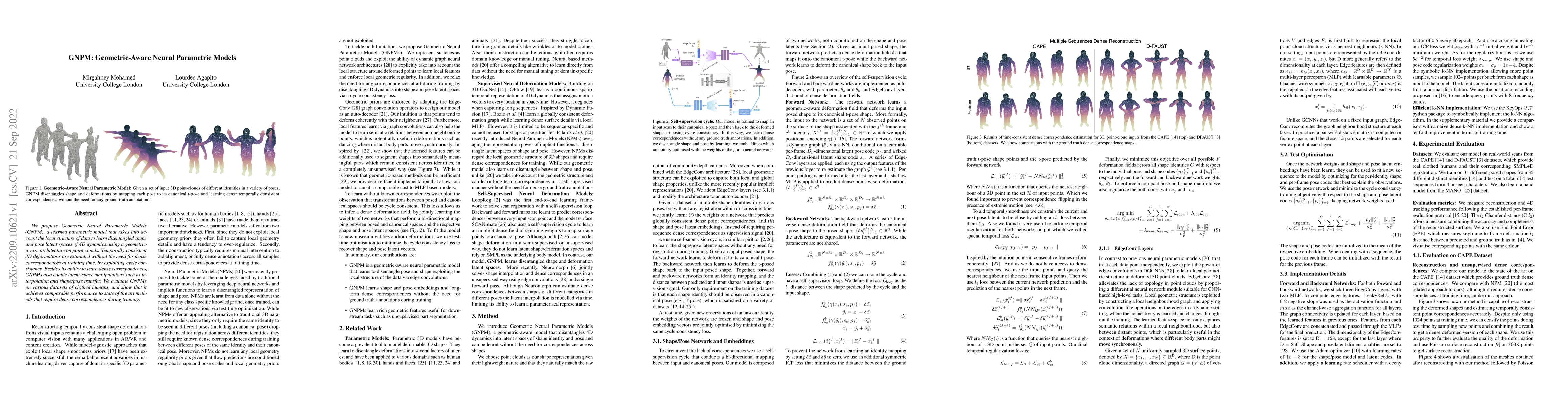 Thumbnail for GNPM: Geometric-Aware Neural Parametric Models