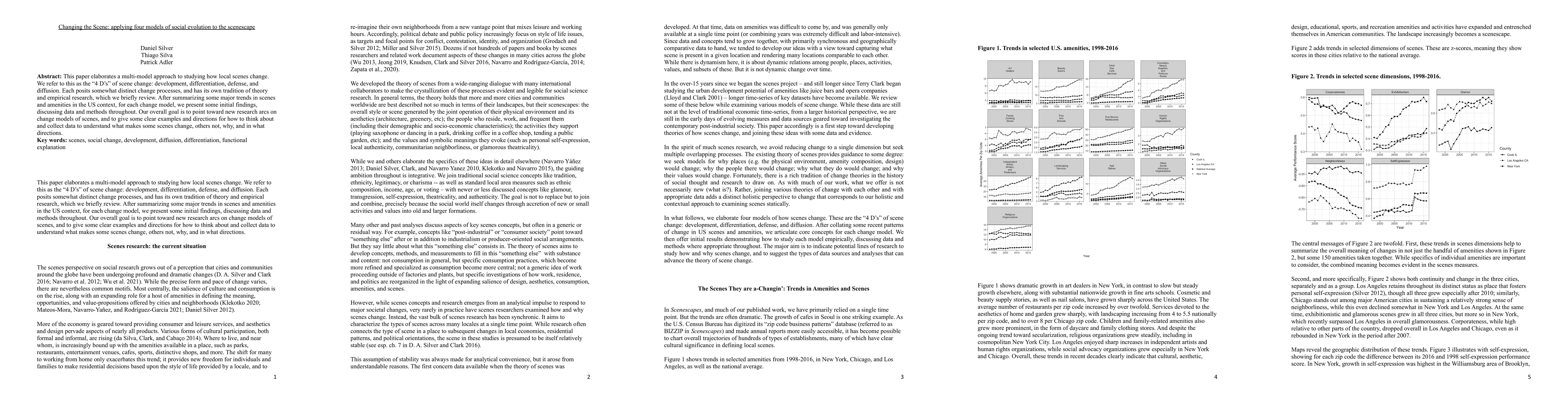 Thumbnail for Changing the Scene: applying four models of social evolution to the
  scenescape