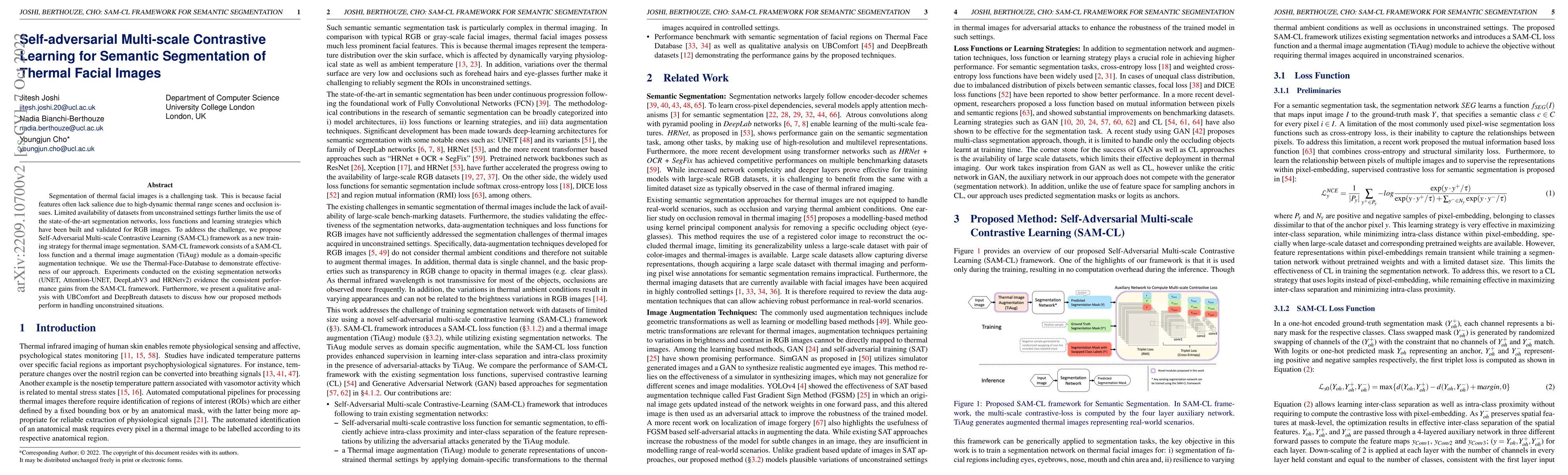 Thumbnail for Self-adversarial Multi-scale Contrastive Learning for Semantic
  Segmentation of Thermal Facial Images