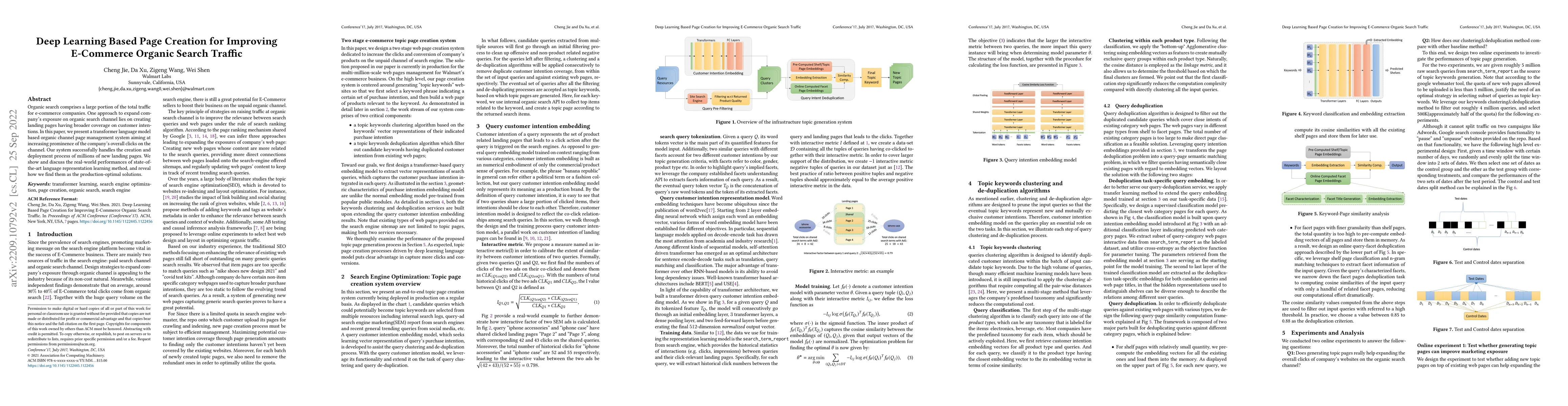 Thumbnail for Deep Learning Based Page Creation for Improving E-Commerce Organic
  Search Traffic