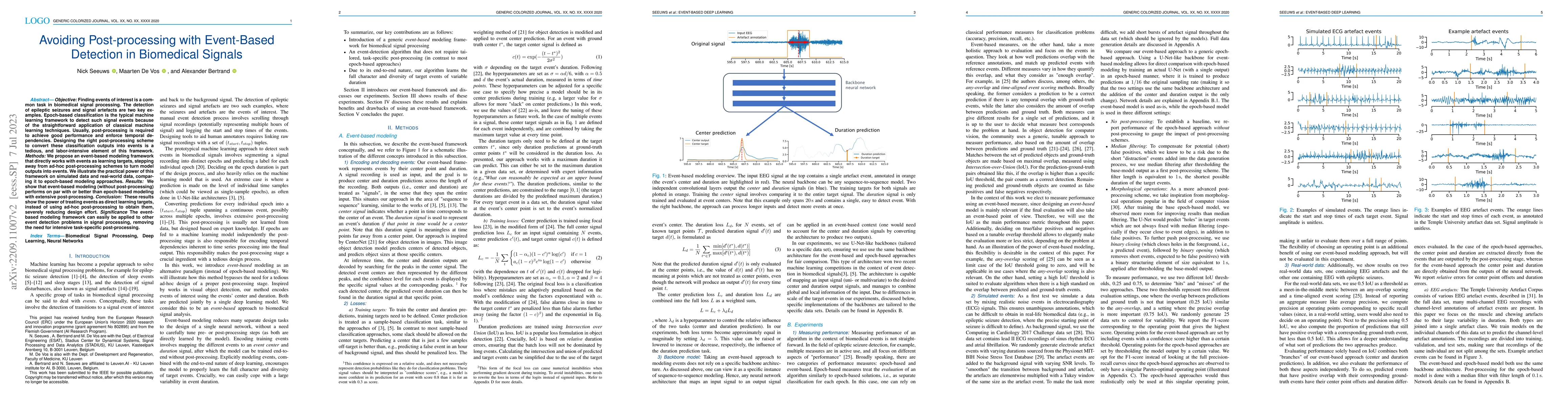 Thumbnail for Avoiding Post-Processing with Event-Based Detection in Biomedical
  Signals