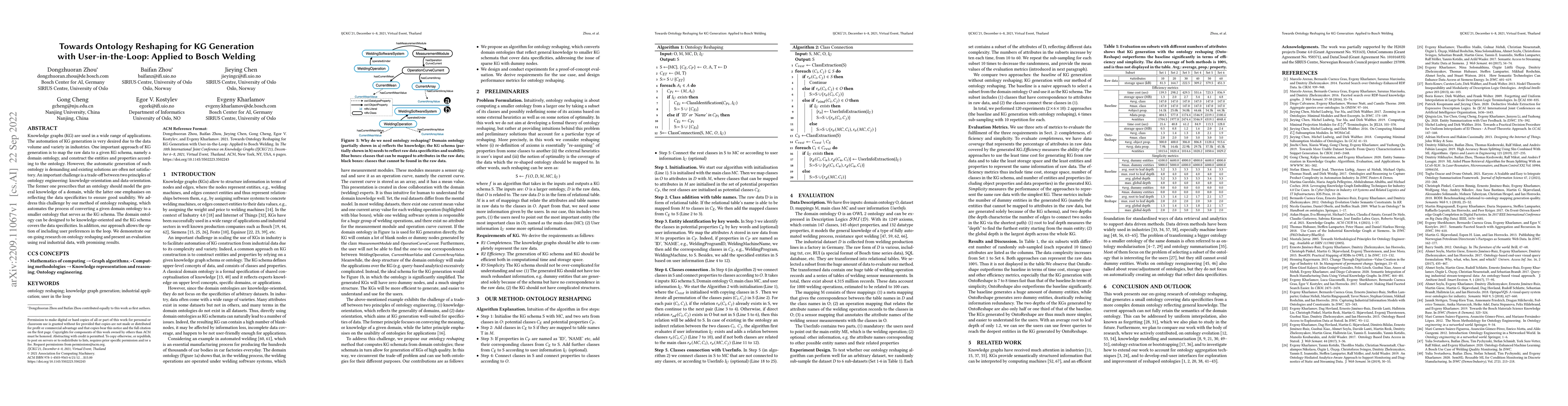 Thumbnail for Towards Ontology Reshaping for KG Generation with User-in-the-Loop:
  Applied to Bosch Welding