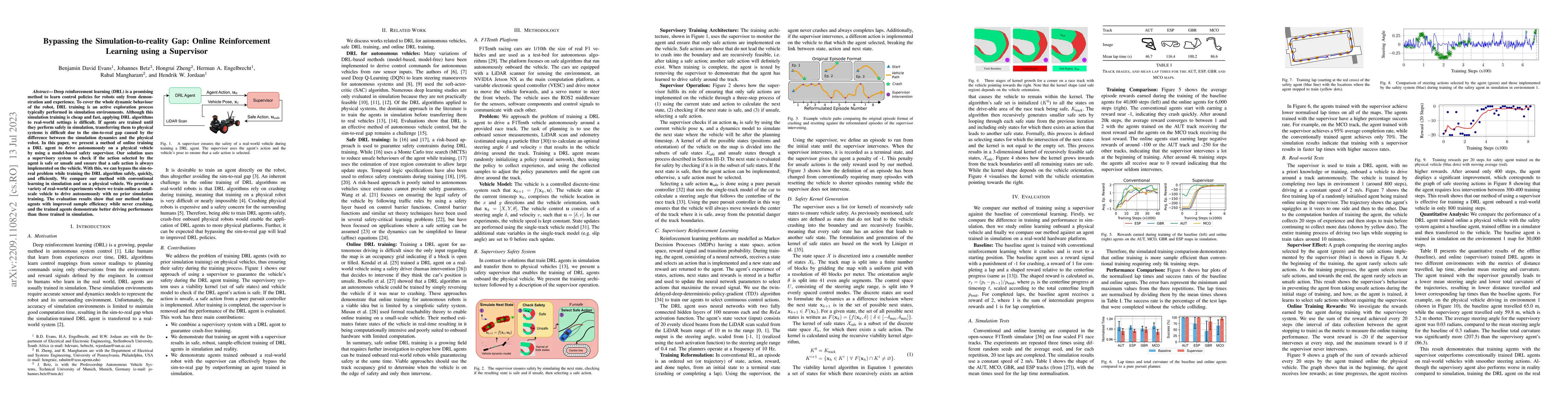 Thumbnail for Bypassing the Simulation-to-reality Gap: Online Reinforcement Learning
  using a Supervisor