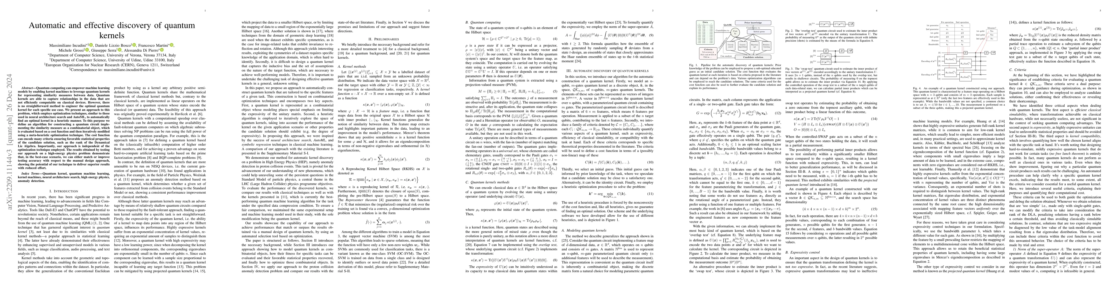 Thumbnail for Automatic and effective discovery of quantum kernels