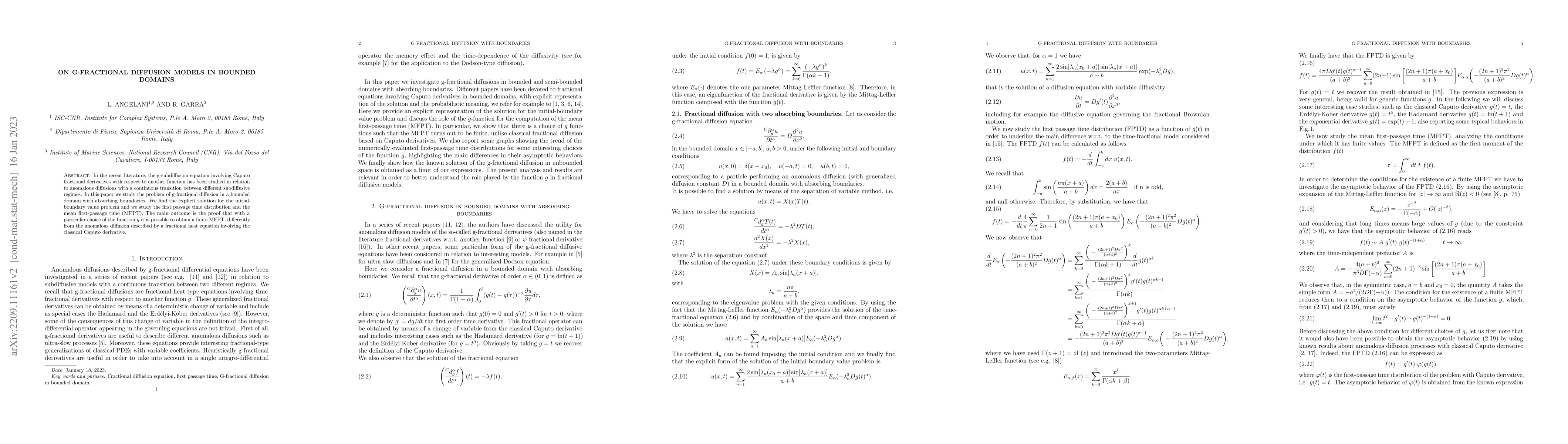 Thumbnail for On G-fractional diffusion models in bounded domains
