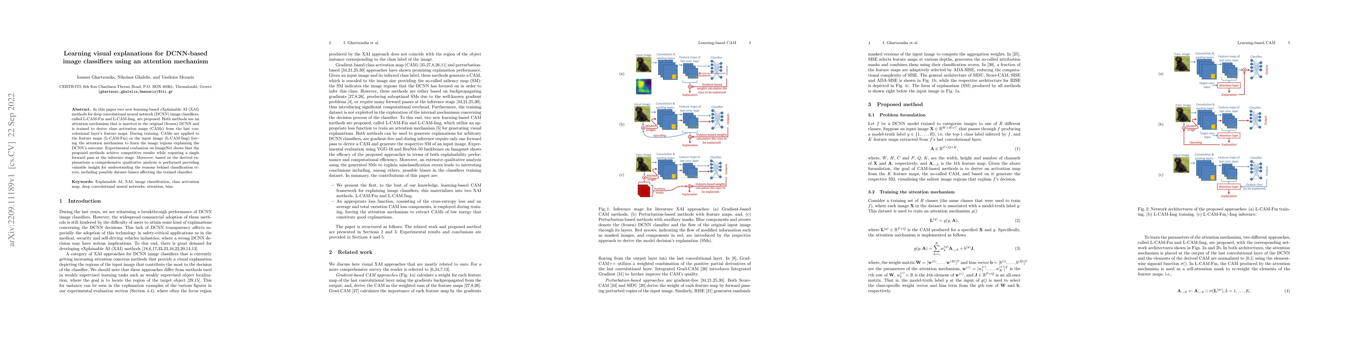 Thumbnail for Learning Visual Explanations for DCNN-Based Image Classifiers Using an
  Attention Mechanism