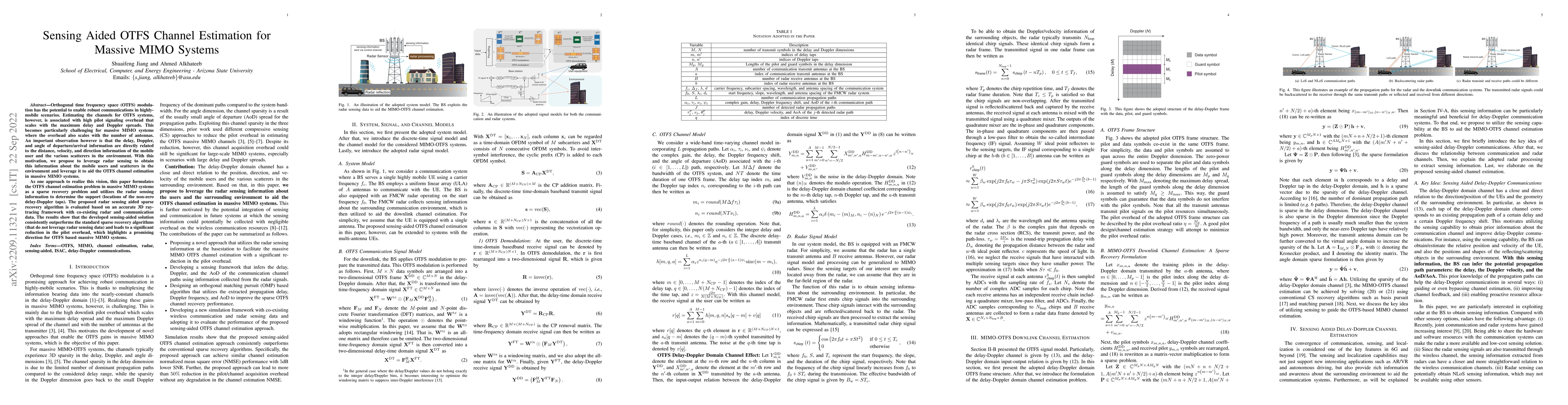 Thumbnail for Sensing Aided OTFS Channel Estimation for Massive MIMO Systems