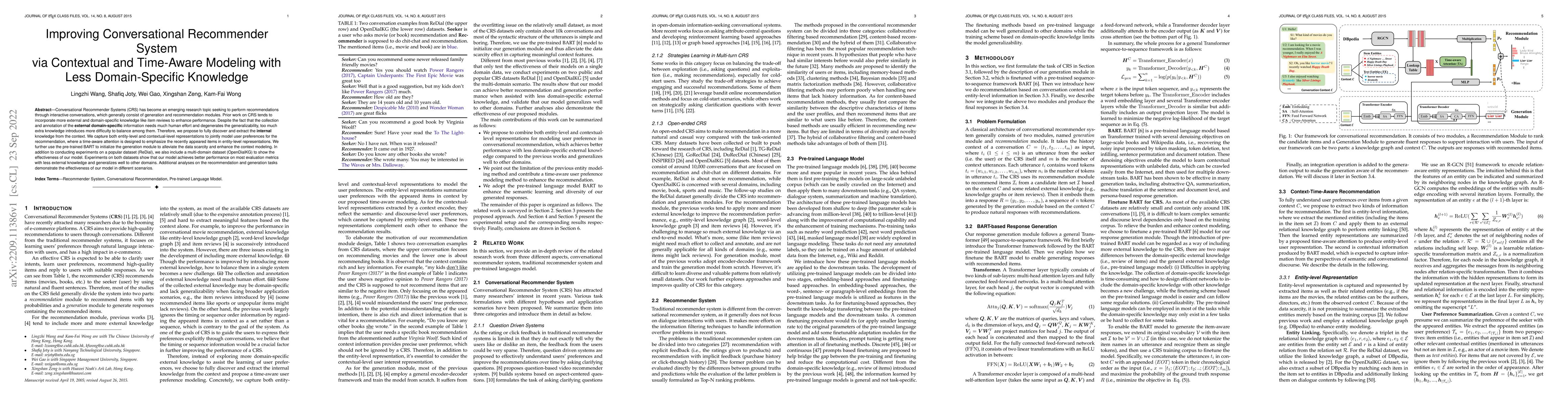 Thumbnail for Improving Conversational Recommender System via Contextual and
  Time-Aware Modeling with Less Domain-Specific Knowledge