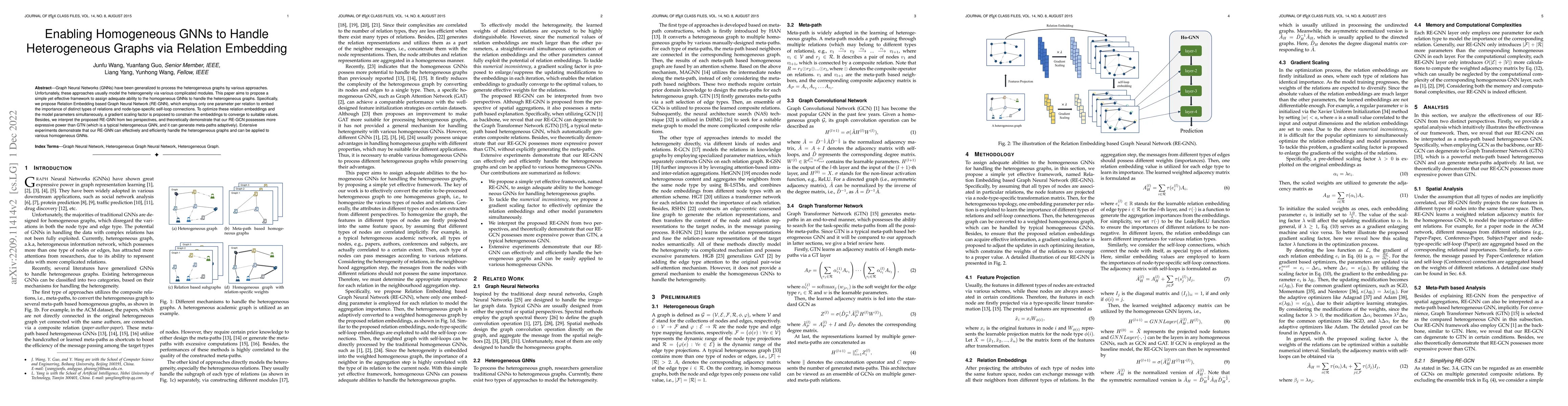 Thumbnail for Enabling Homogeneous GNNs to Handle Heterogeneous Graphs via Relation
  Embedding