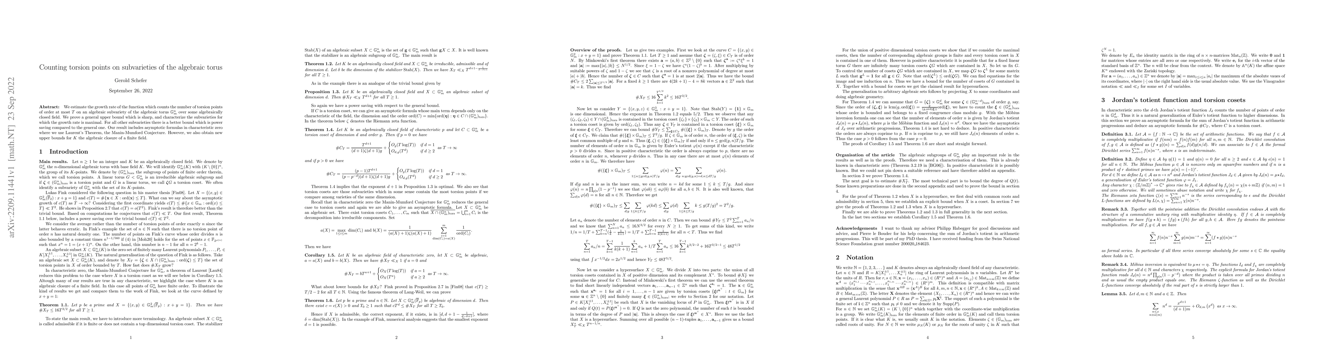 Thumbnail for Counting torsion points on subvarieties of the algebraic torus